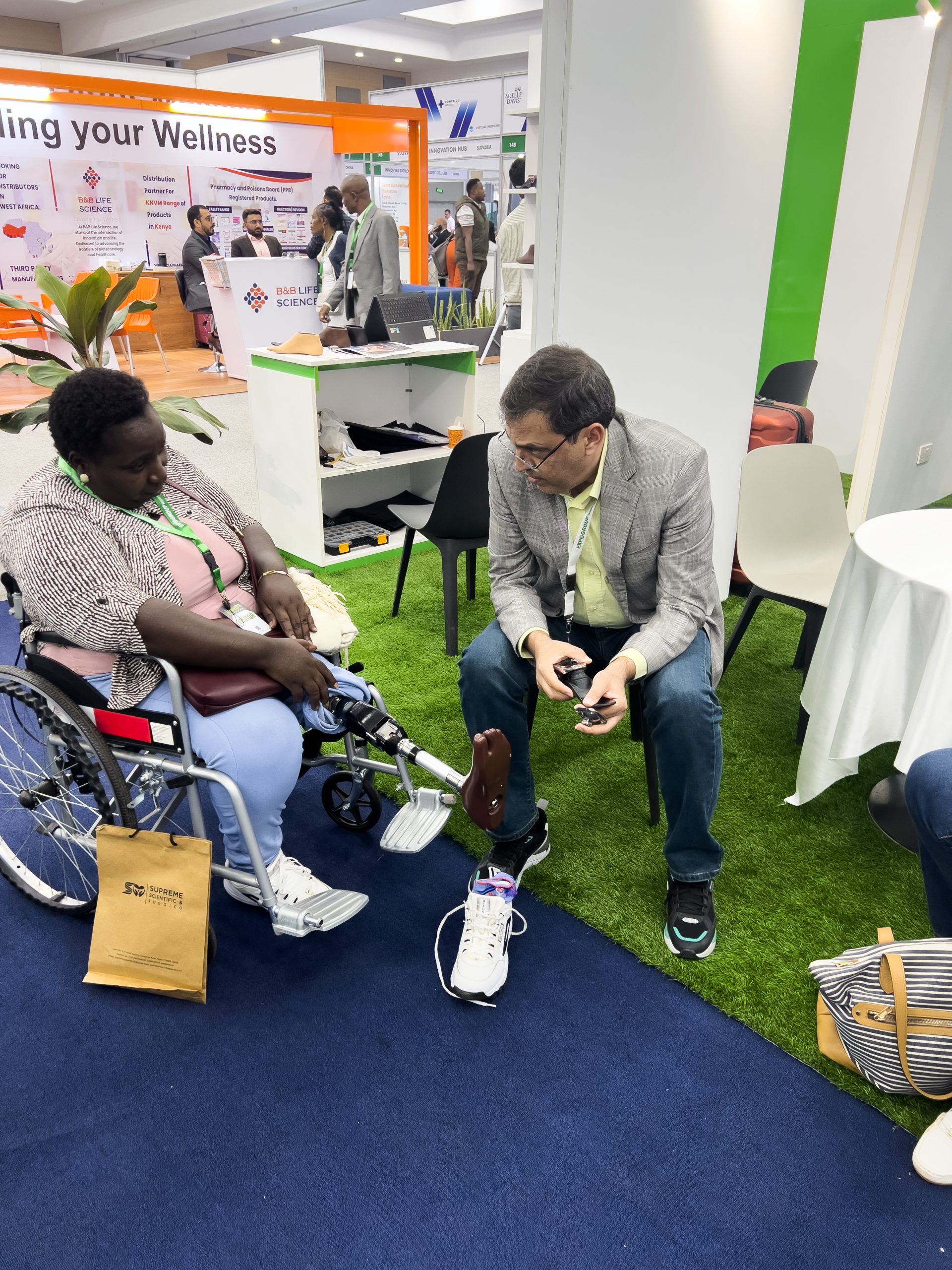 Sharing prosthetic innovations with the world