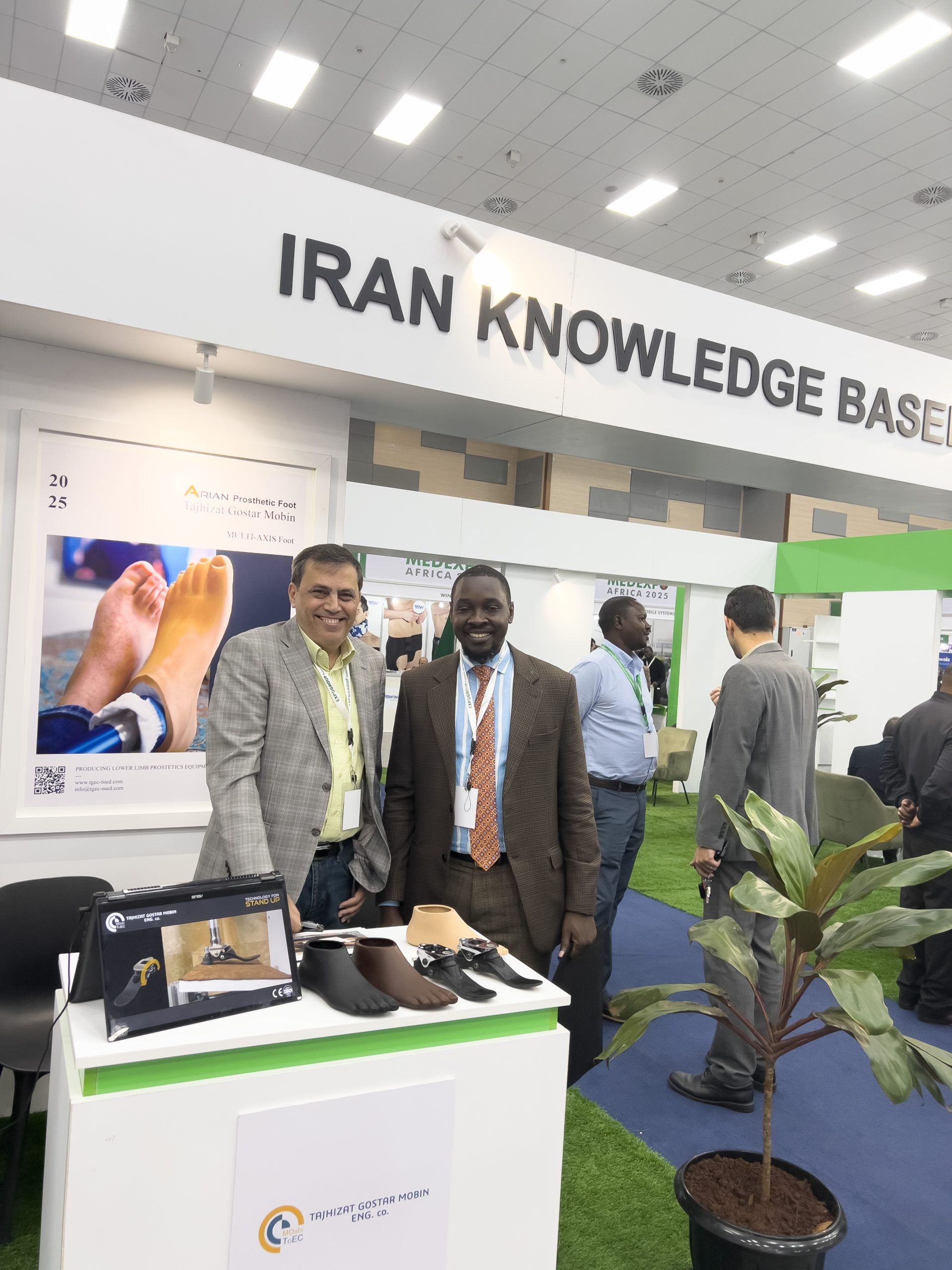 TGEC team at an international exhibition